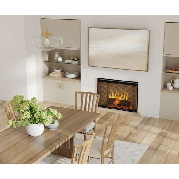 Dimplex Revillusion 30" Built-In Electric Firebox - Herringbone Brick