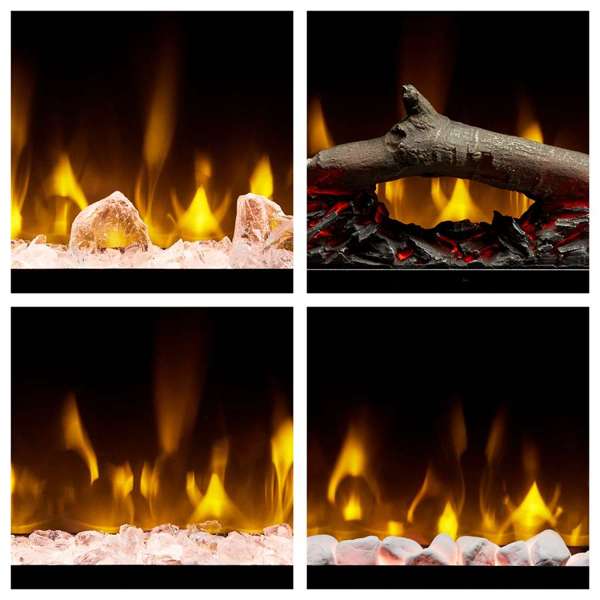 Dimplex Sierra 72" Wall-mounted / Built-In Linear Electric Fireplace