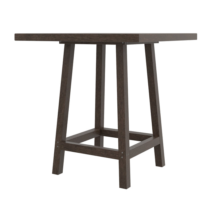 CR Plastics 40" Square Pub Table