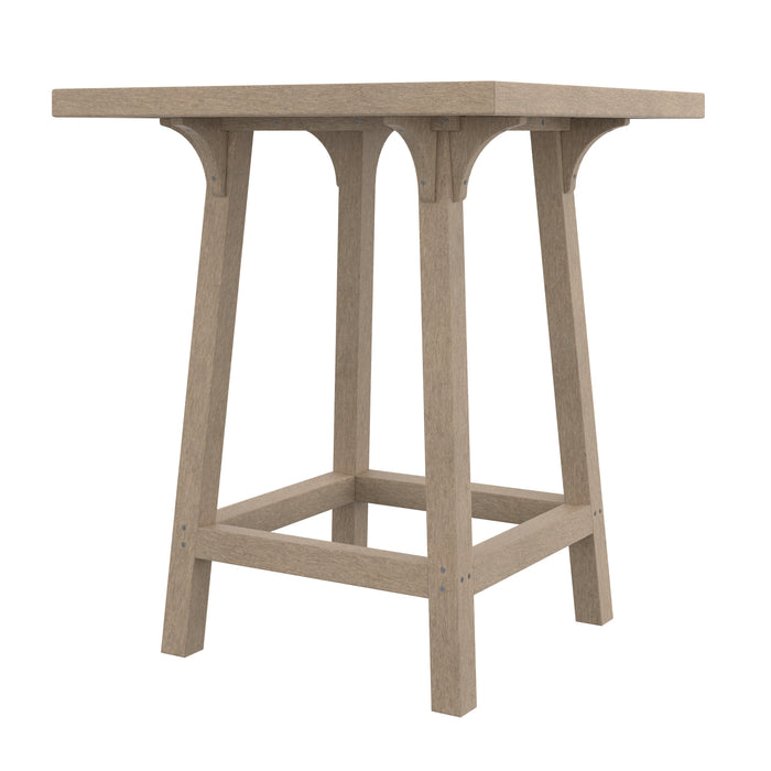 CR Plastics 36" Square Pub Table