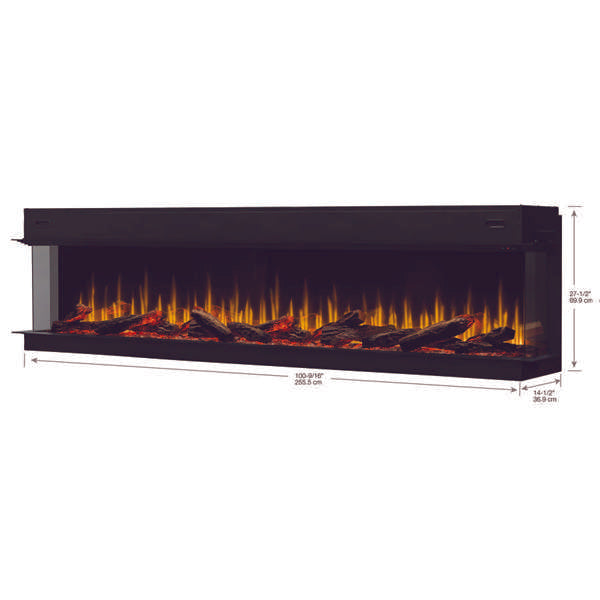 Dimplex Ignite Ultra 100" Built-In Linear Electric Fireplace