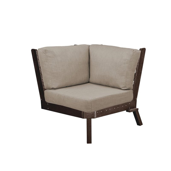 CR Plastics Tofino Sectional Corner Piece with Cushions