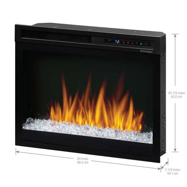 Dimplex Nova 23" Plug-In Electric Firebox with Acrylic Ember Bed