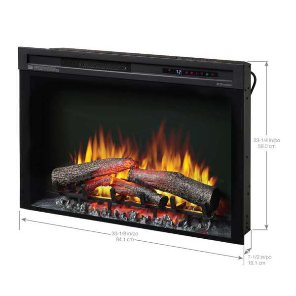 Dimplex Nova 33" Plug-In Electric Firebox with Logs