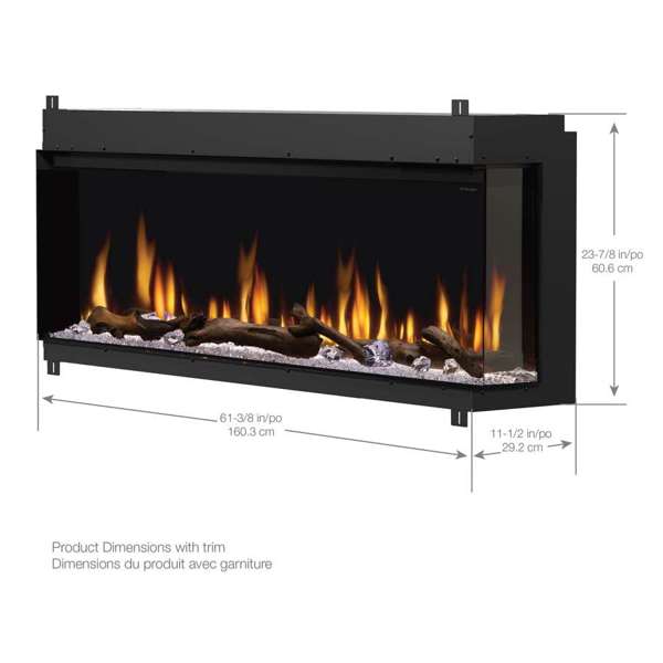 Dimplex Ignite Bold 60" Built-In Linear Electric Fireplace