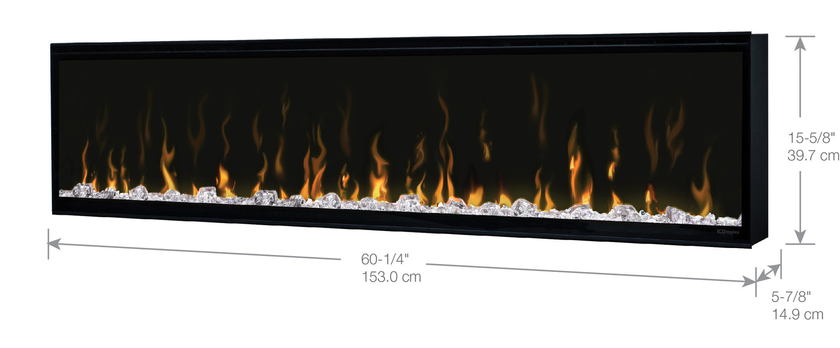 Dimplex IgniteXL™ 60" Linear Electric Fireplace XLF60
