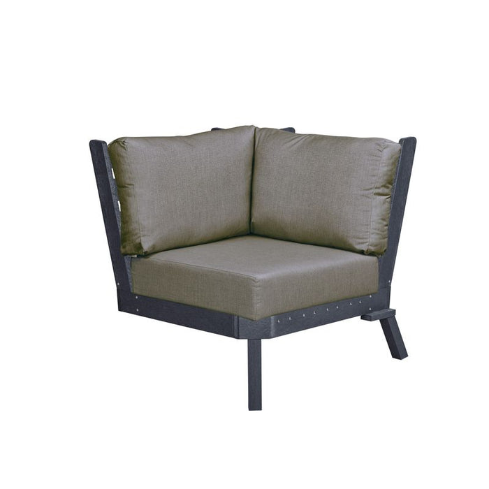 CR Plastics Tofino Sectional Corner Piece with Cushions