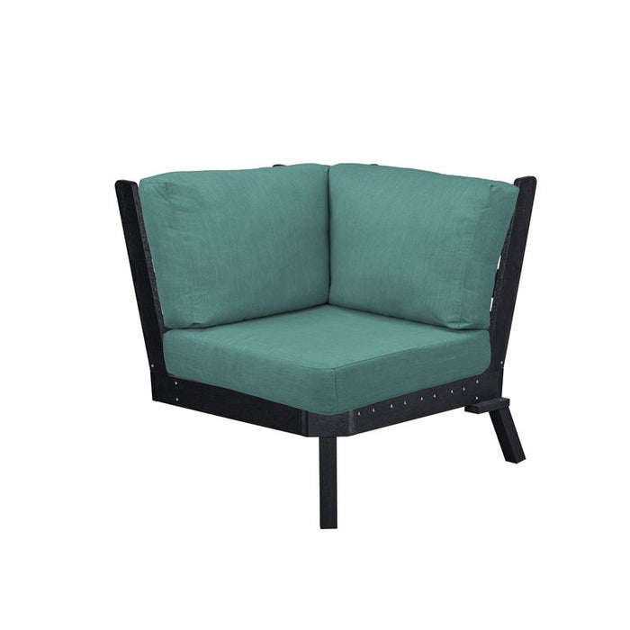 CR Plastics Tofino Sectional Corner Piece with Cushions