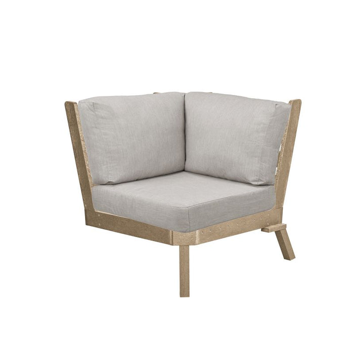 CR Plastics Tofino Sectional Corner Piece with Cushions