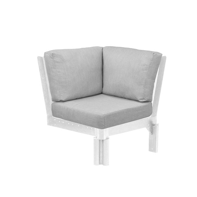 CR Plastics Stratford Sectional Corner Piece with cushions