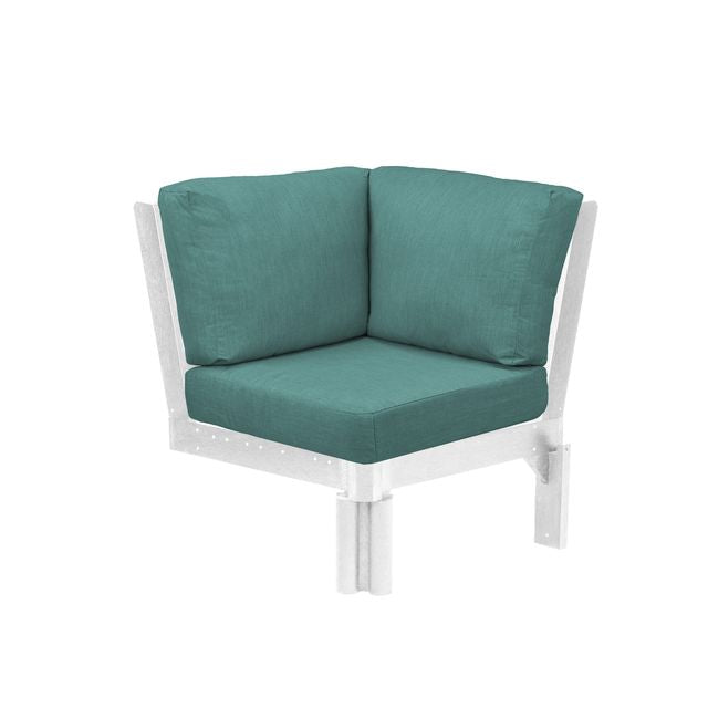 CR Plastics Stratford Sectional Corner Piece with cushions