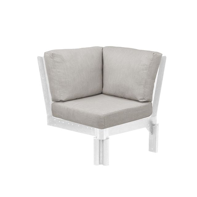 CR Plastics Stratford Sectional Corner Piece with cushions