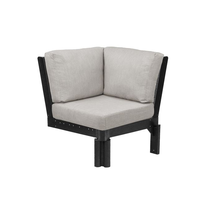 CR Plastics Stratford Sectional Corner Piece with cushions