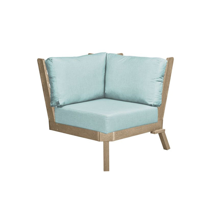 CR Plastics Tofino Sectional Corner Piece with Cushions