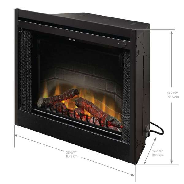 Dimplex 33" Deluxe Built-In Electric Firebox