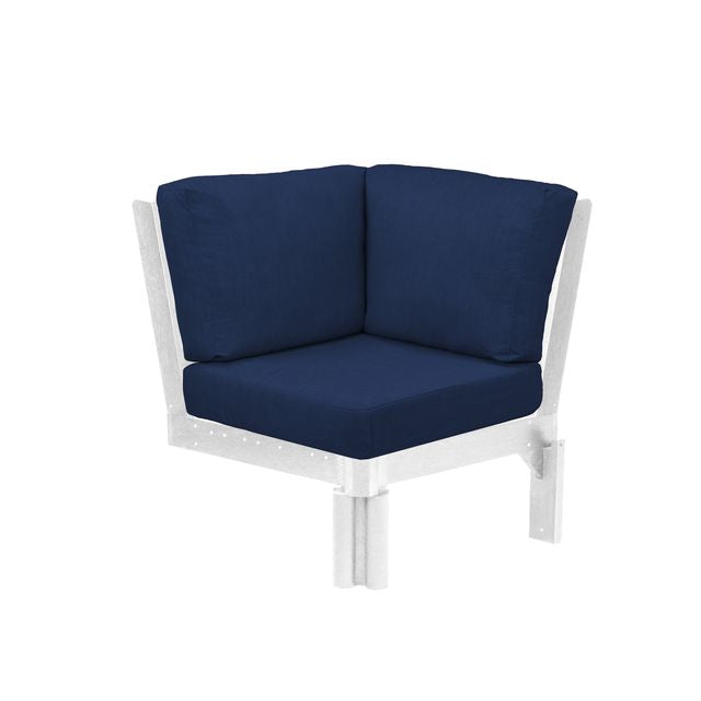 CR Plastics Stratford Sectional Corner Piece with cushions