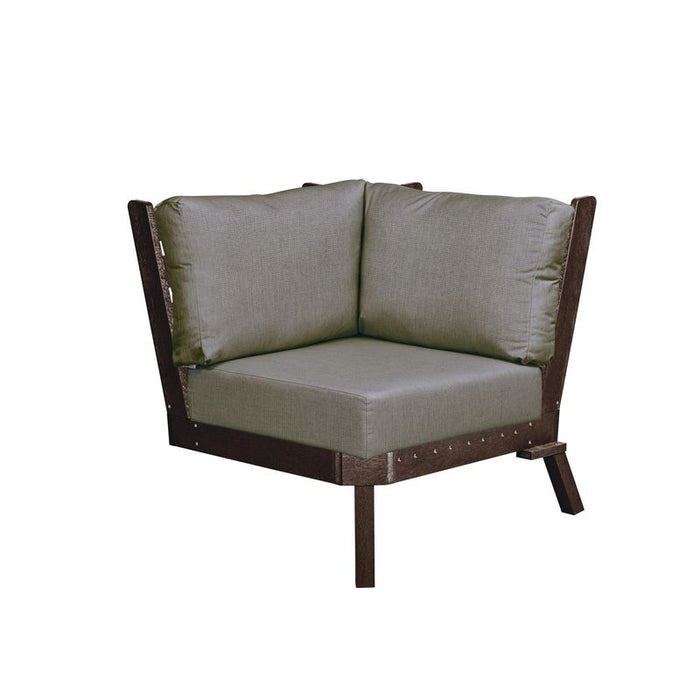 CR Plastics Tofino Sectional Corner Piece with Cushions