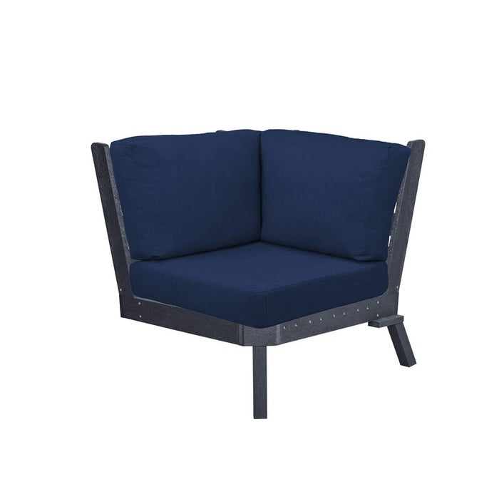 CR Plastics Tofino Sectional Corner Piece with Cushions