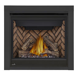 Napoleon Direct Vent Fireplace - Ascent X 36 GX36 - 2 Inch Trim