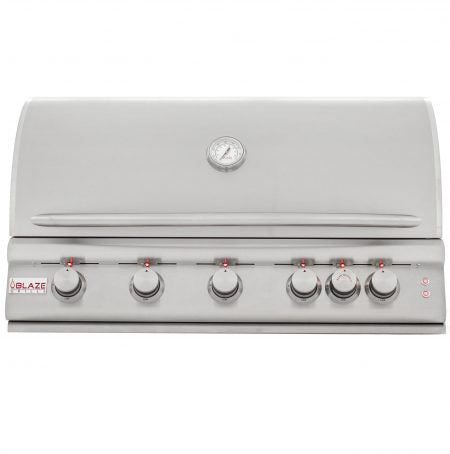 BLAZE 40 INCH 5-BURNER LTE GAS GRILL WITH REAR BURNER AND BUILT-IN LIGHTING BLZ-5LTE2-LP PROPANE