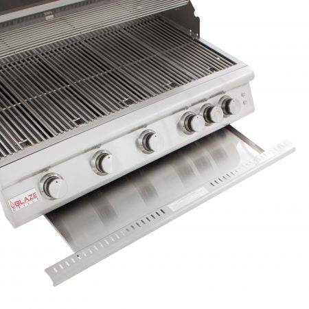 BLAZE 40 INCH 5-BURNER LTE GAS GRILL WITH REAR BURNER AND BUILT-IN LIGHTING BLZ-5LTE2-NG NATURAL GAS