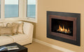Valor Direct Vent H4 Series Gas Fireplace - Rock Set / Bronze Surround