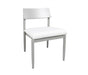 Cast Aluminium Dining Side Chair Grey