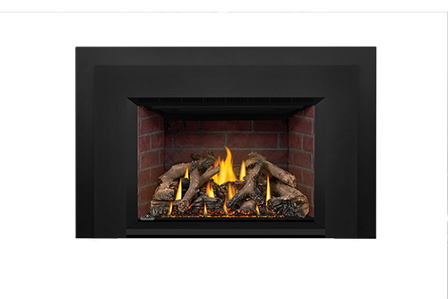 Napoleon Gas Fireplace Insert - Oakville X4 with Old Town Red Bricks