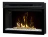 25" Dimplex Electric Fireplace Insert Glass embers | Patio Palace