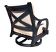 Milano Deep Seat Swivel Rocker Chair Rear View