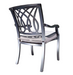 Cabana Coast Bloom Dining Arm Chair. Outdoor Dining Furniture
