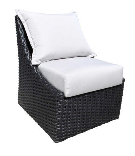 York Deep Seat Accent Chair by Cabana Coast - Black