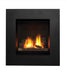 Valor Direct Vent Portrait Ledge Series Gas Fireplace - Log Set / Black Surround