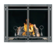 Napoleon HDX40 Clean Face Gas Fireplace - With Double Doors
