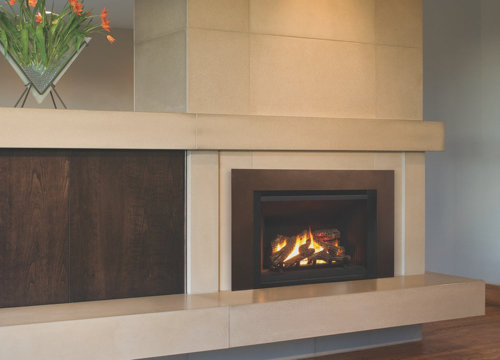 Valor G4 Gas Fireplace Insert - Log Set / Bronze Surround