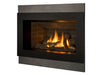 Valor Direct Vent H4 Series Gas Fireplace - Log Set / Black Surround