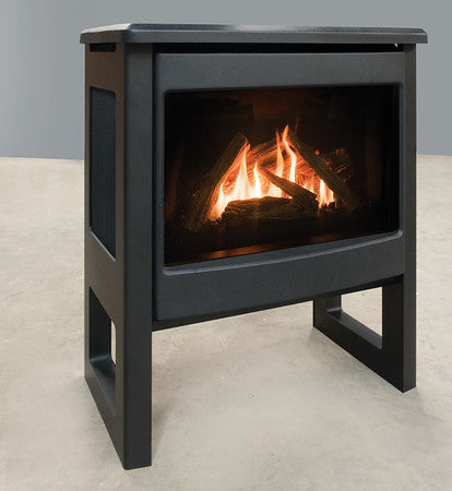 Madrona Contemporary Freestanding Gas Fireplace