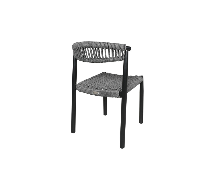 Cabana Coast Rope Baybreeze Dining Side Chair. Outdoor Dining Grouping.