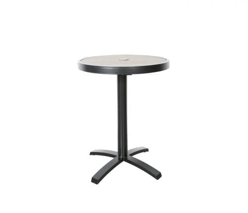 Bay 24″ Round Dining Table - Black