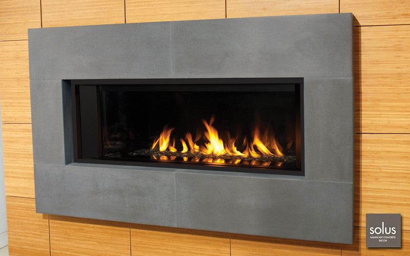 Valor Direct Vent L1 Linear Series Gas Fireplace - Log Set