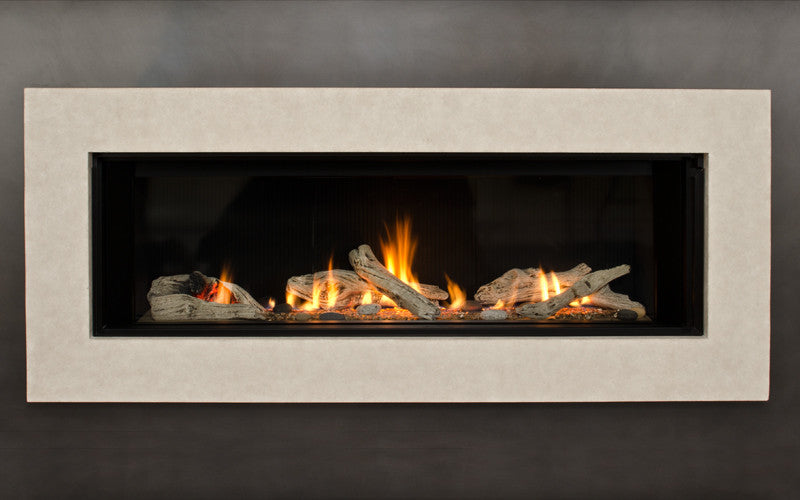 Valor Direct Vent L2 Linear Series Gas Fireplace - Driftwood