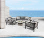 Cove Collection by Cabana Coast. Rope Deep Seat Grouping.