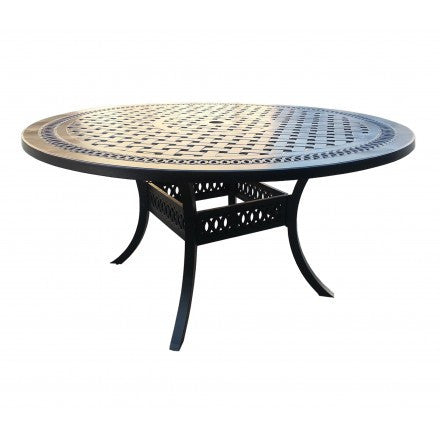 Pure Dining Table  by Cabana Coast - 60"  Round Table - Black