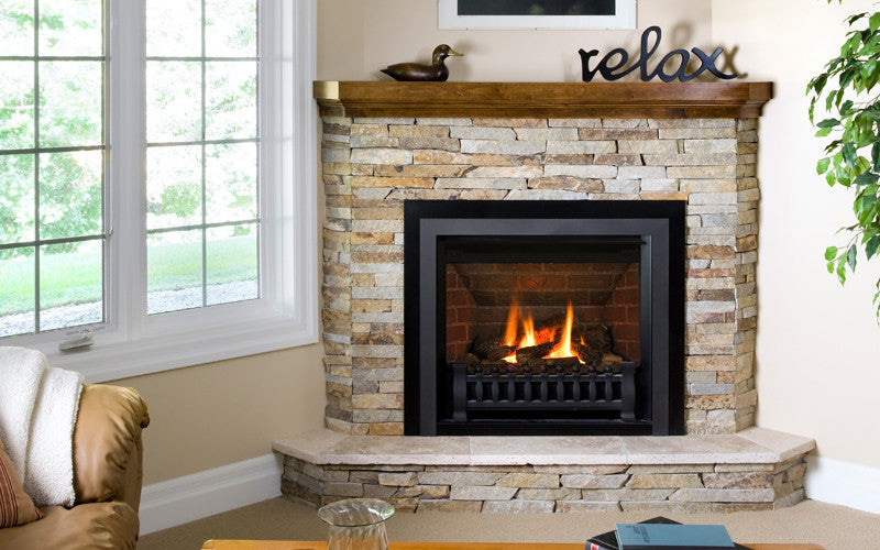Valor Direct Vent Horizon Series Gas Fireplace - Log Set